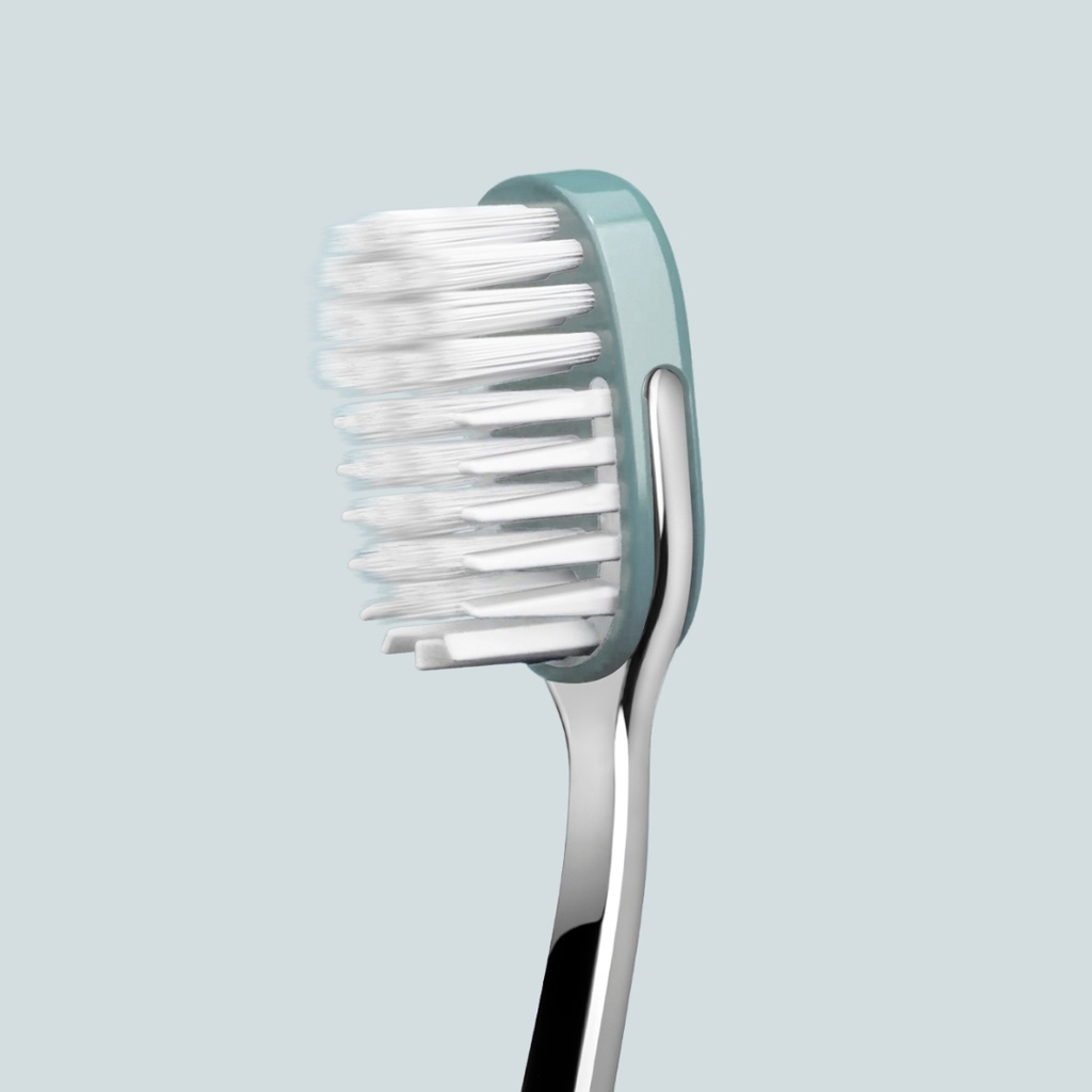 Brosse à dents inox - Poils Ultra Souples