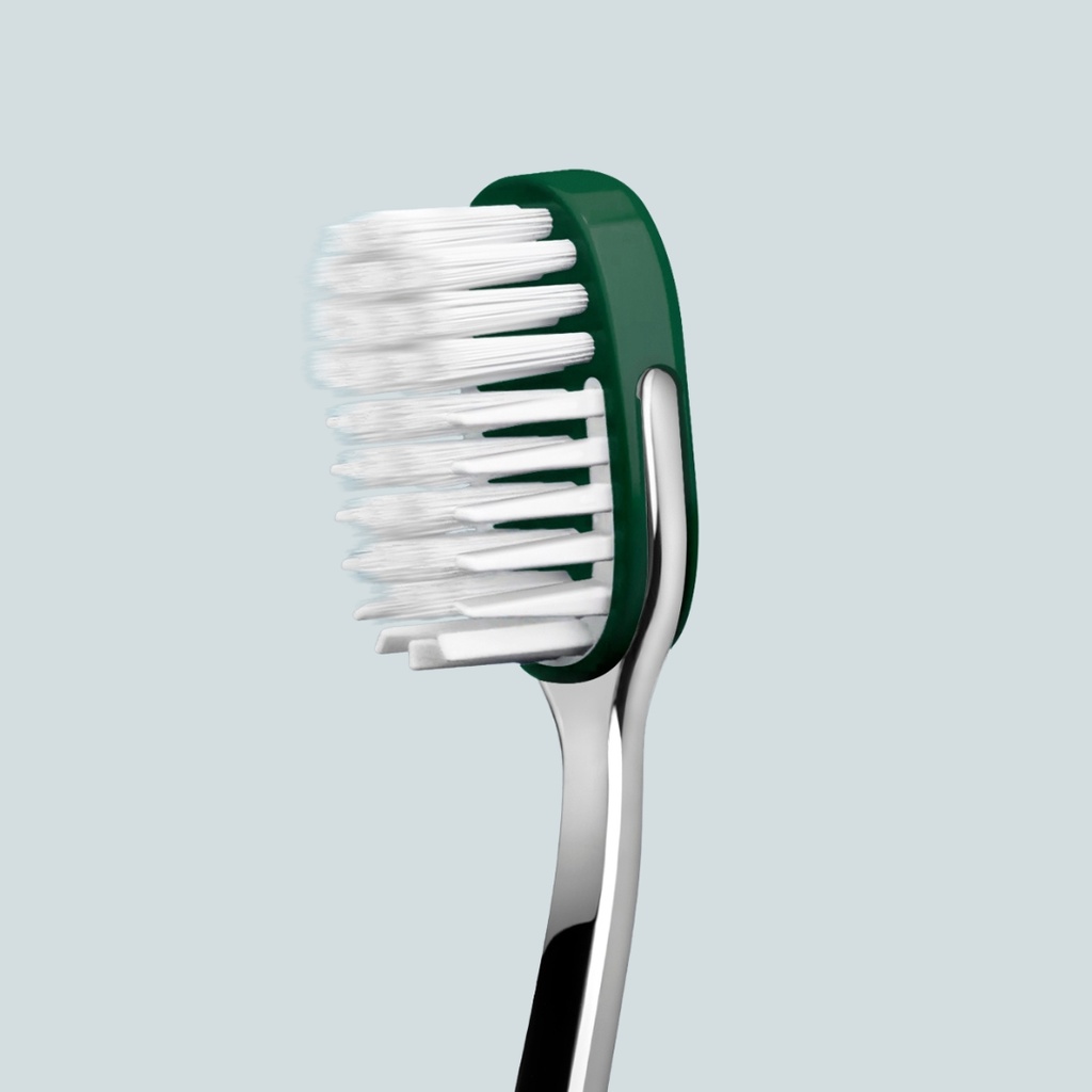 Brosse à dents inox - Poils Ultra Souples