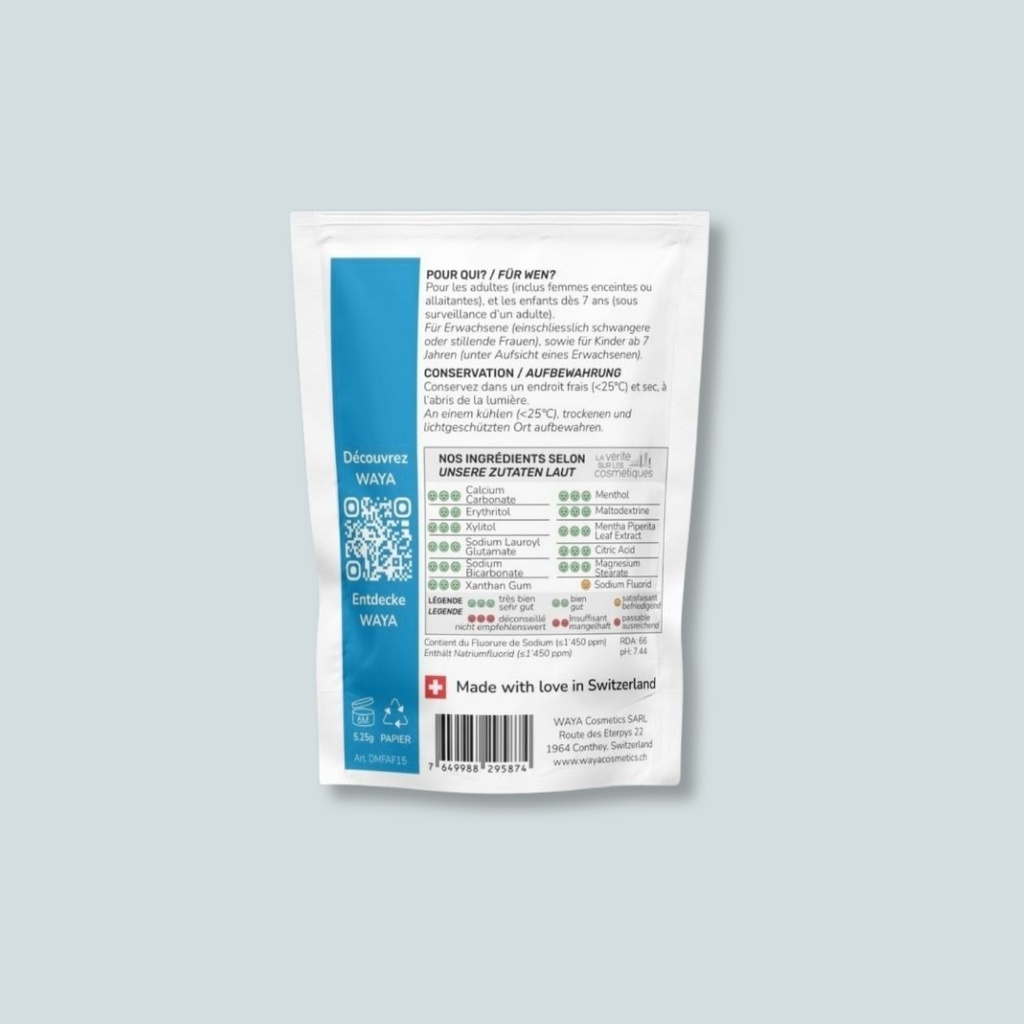 Dentifrice Menthe Fraîche Avec Fluorure