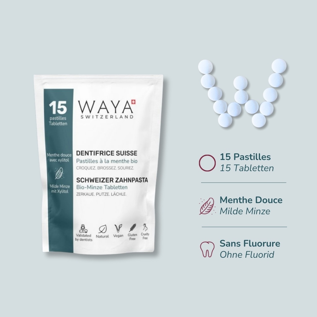 Dentifrice Menthe Douce Sans Fluorure